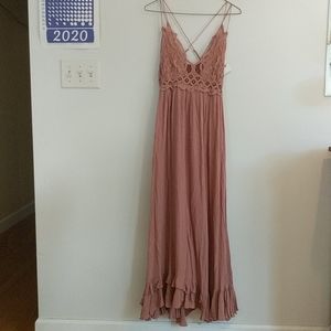Free people rose dress